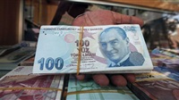 Turkish lira falls