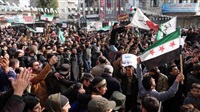 Crowd attacks Syrian