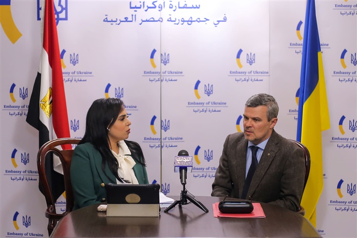 Chargé d’Affairs of Ukrainian Embassy in Cairo to Al-Bawaba News... Ukrainian forces repel Russian advance towards Kyiv
