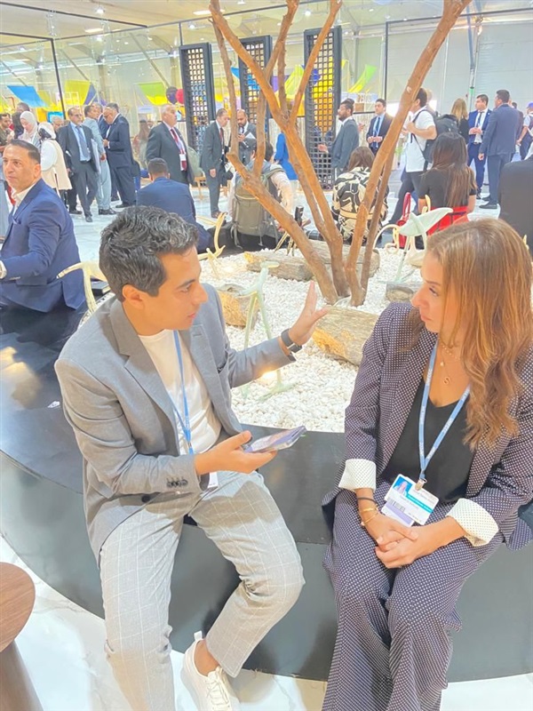Engineer Sarah El-Battouty, Advisor to President Sisi and United Nations Ambassador for Climate Change, during her special interview with Al-Bawaba News