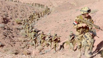 Egyptian army: Rock