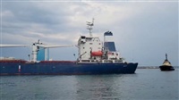 First grain ship