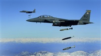 US airstrikes target