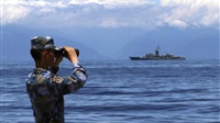 China resumes military